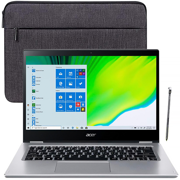 Notebook - Acer Sp314-54n-58q7 I5-1035g1 1.00ghz 8gb 256gb Ssd Intel Hd Graphics Windows 10 Home Spin 3 14" Polegadas